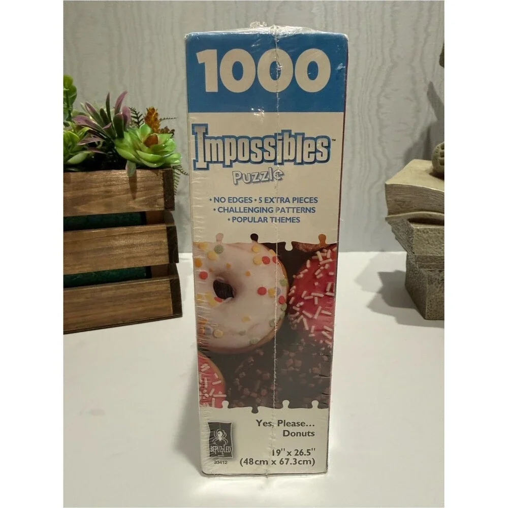 Impossibles Puzzle Yes, Please…Donuts 1000 Pieces New in Packaging
